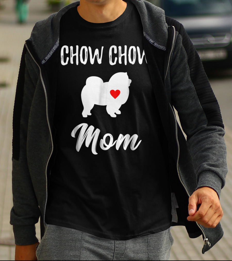 Chow Chow Mom Lover Owner Dog Mom T-Shirt