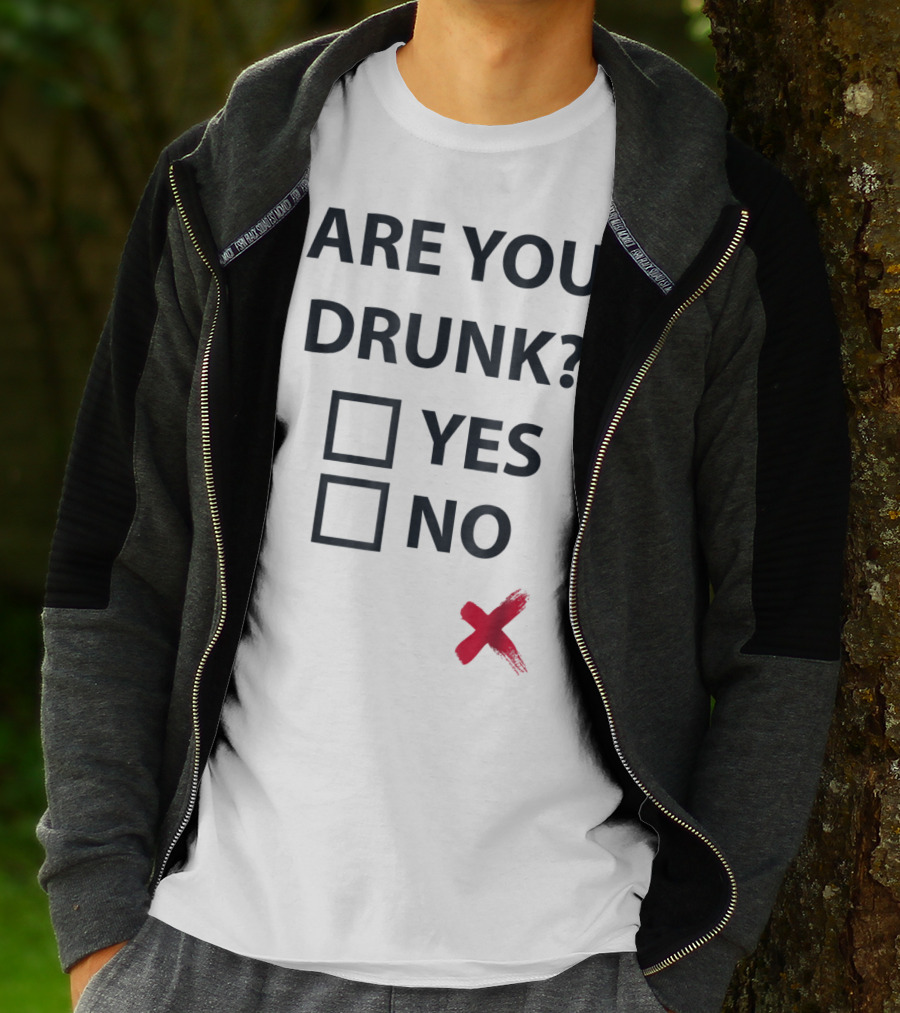 Are You Drunk Yes No X Christmas Beer Mom I Love Day Drinking T-Shirt