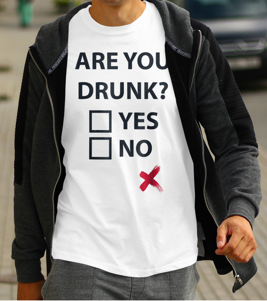 Are You Drunk Yes No X Christmas Beer Mom I Love Day Drinking T-Shirt