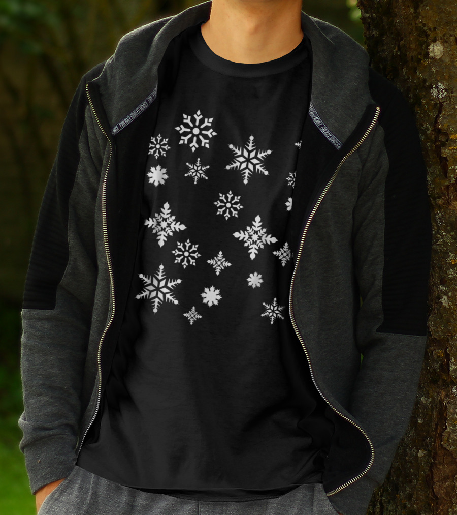 Christmas Snowflakes Holiday Family Winter Snow T-Shirt