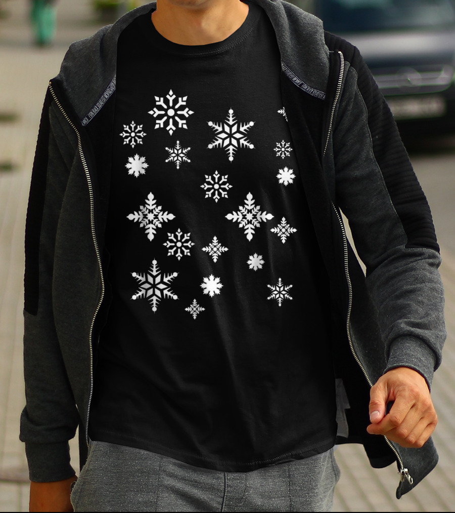 Christmas Snowflakes Holiday Family Winter Snow T-Shirt