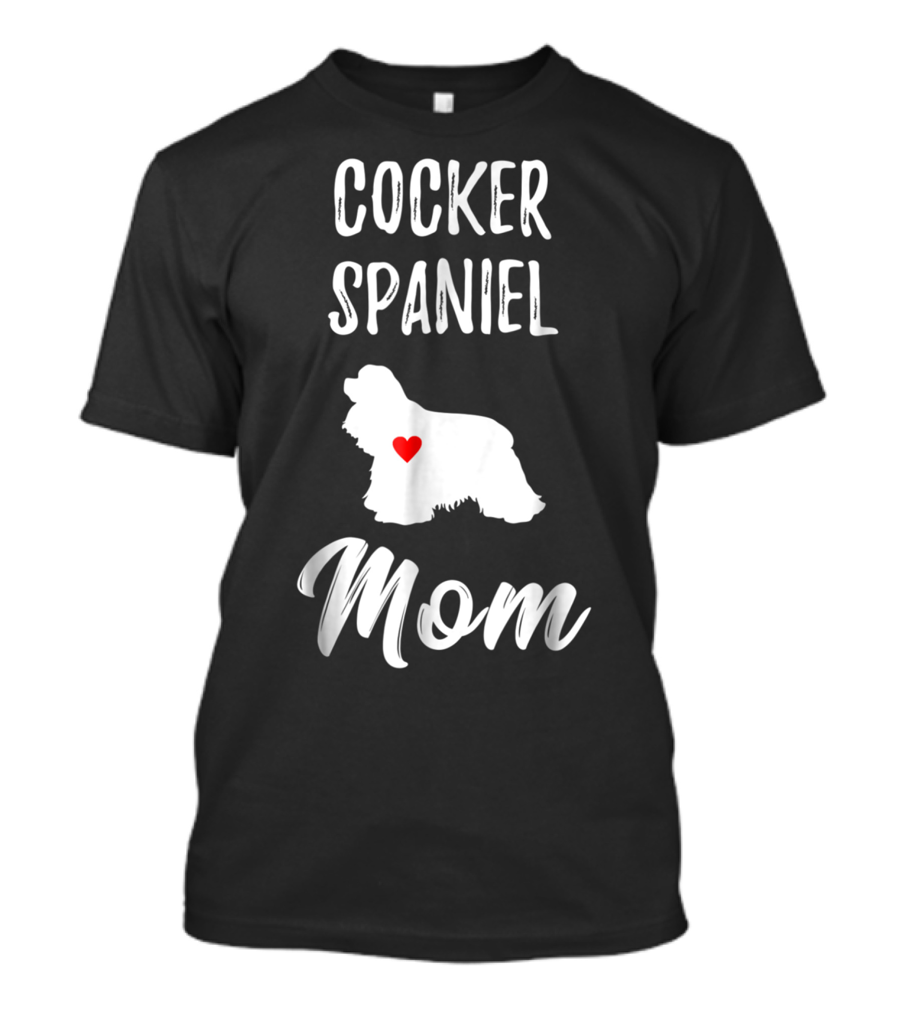 Cocker Spaniel Mom Heart T-Shirt