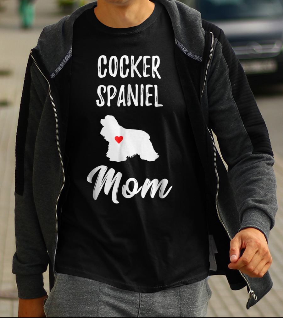 Cocker Spaniel Mom Heart T-Shirt
