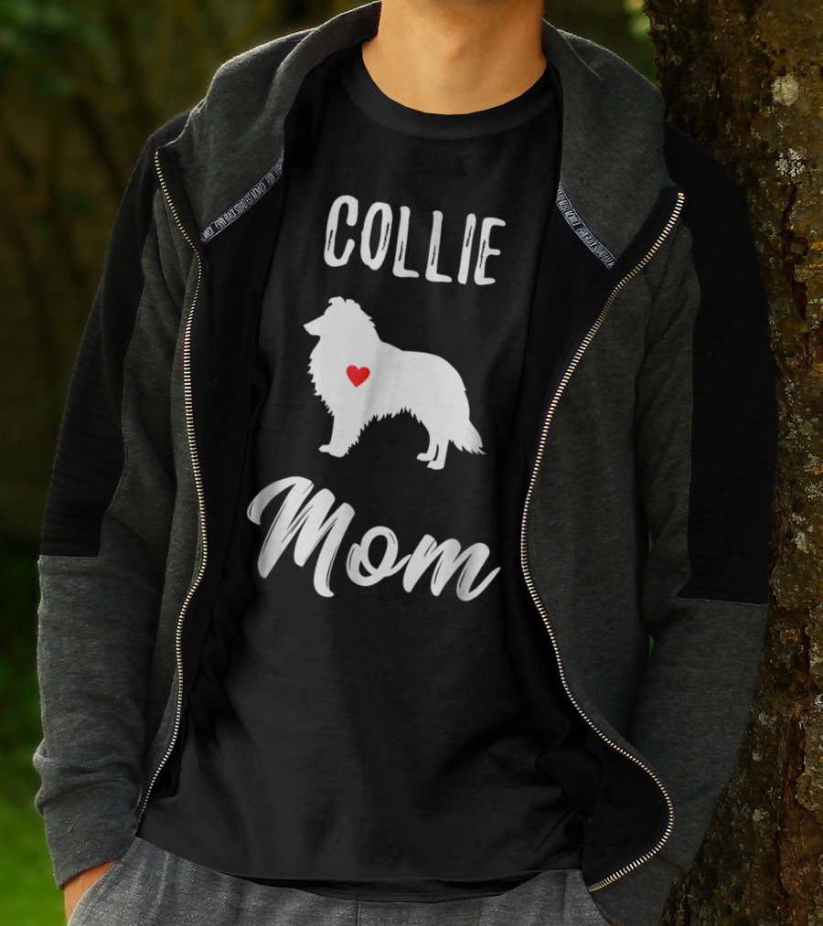 Collie Mom Dog Lover Owner Collie Mom T-Shirt