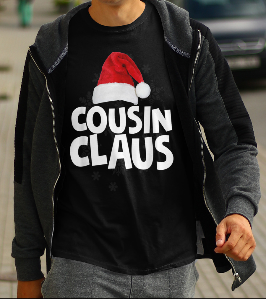 Cousin Claus Santa Christmas Matching Family Tribe T-Shirt