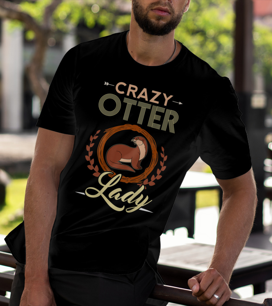 Crazy Otter Lady T-Shirt