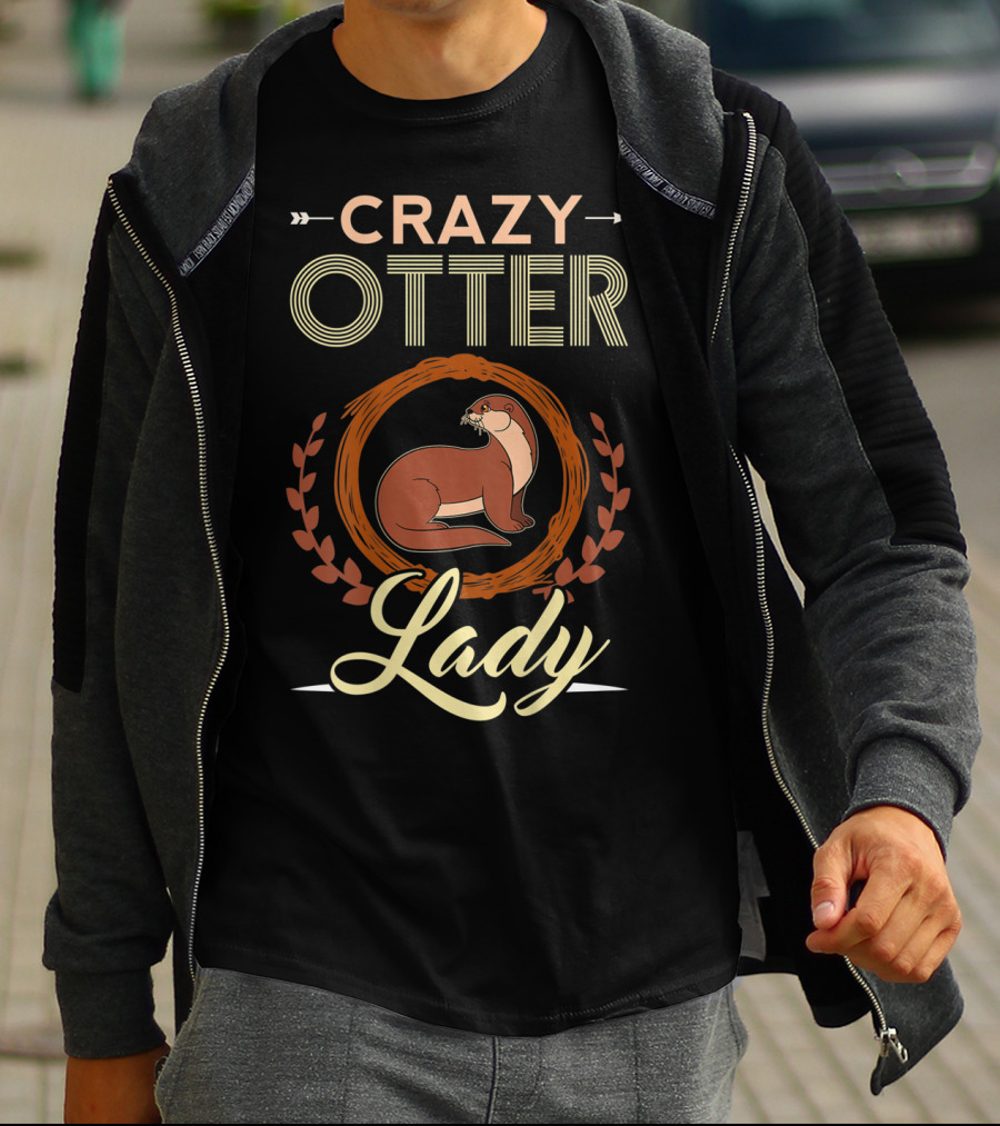 Crazy Otter Lady T-Shirt