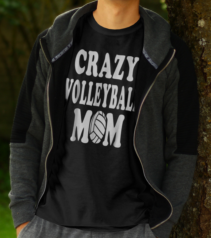 Crazy Volleyball Mom T-Shirt