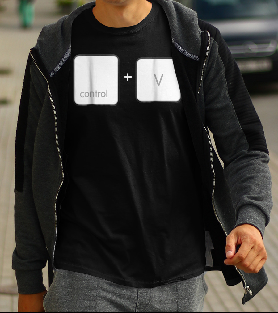 Control V Plus Daddy Daughter Copy And Paste T-Shirt