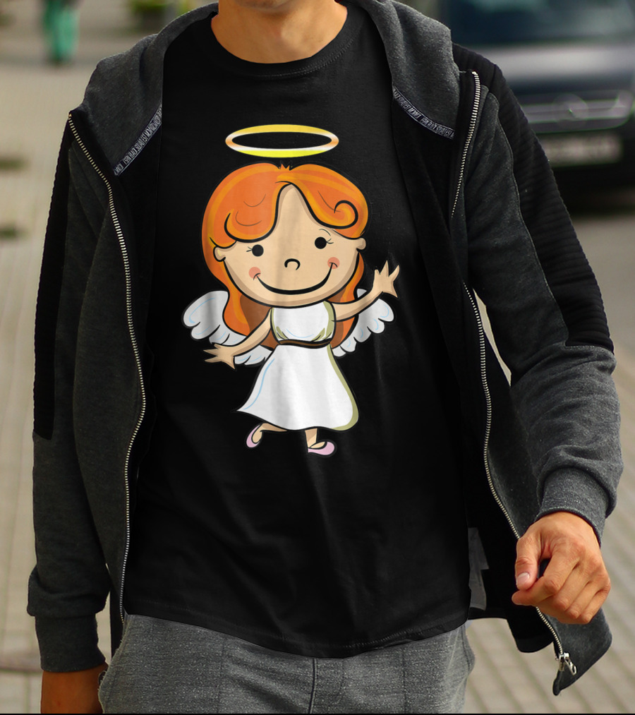 Cute Angel Halo Halloween Costume Christian T-Shirt
