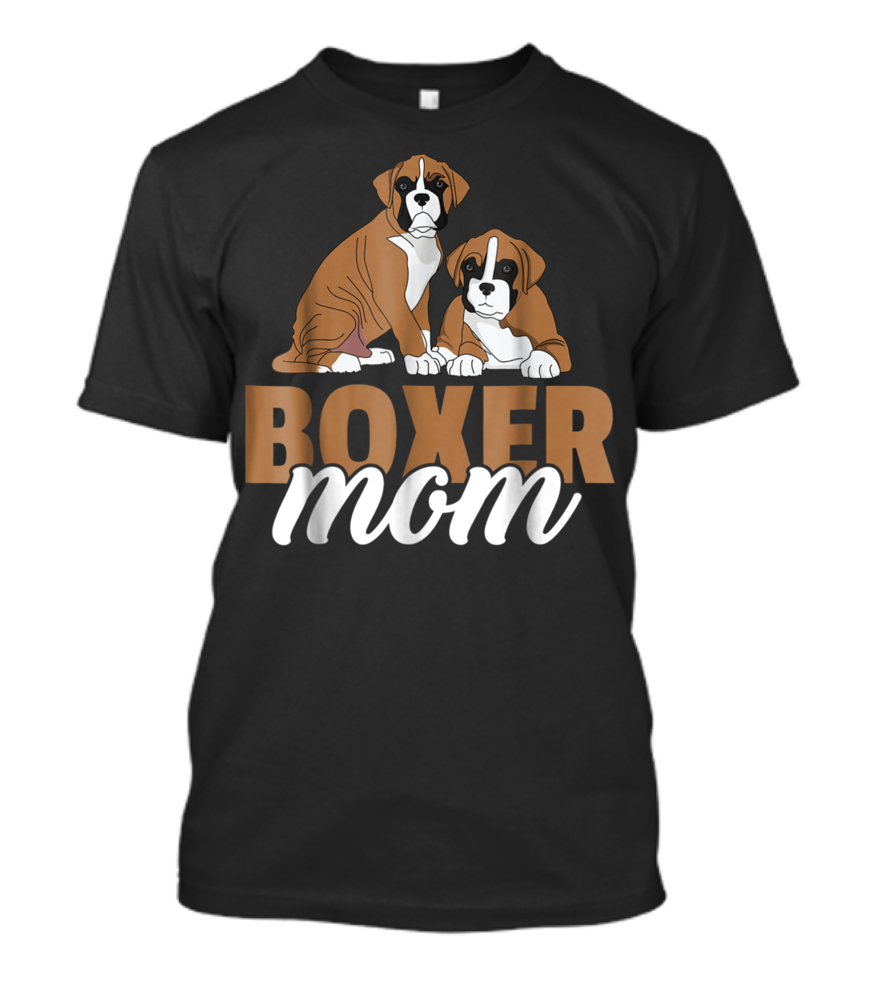 Boxer Dog Lovers Cute Boxer Mom T-Shirt