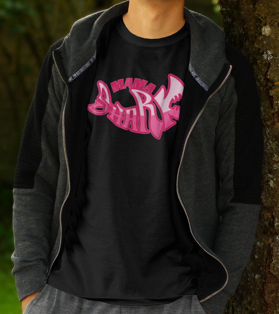Mama Shark Cute Stylist Mom Mothers Wife T-Shirt