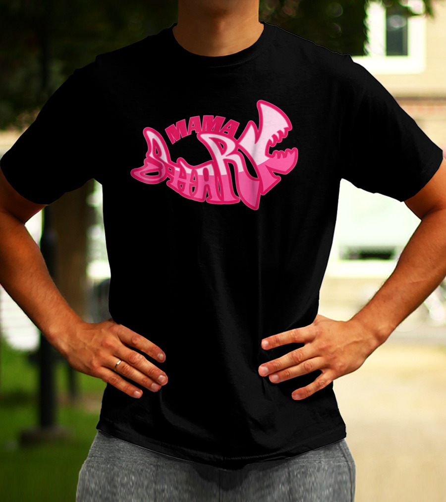 Mama Shark Cute Stylist Mom Mothers Wife T-Shirt