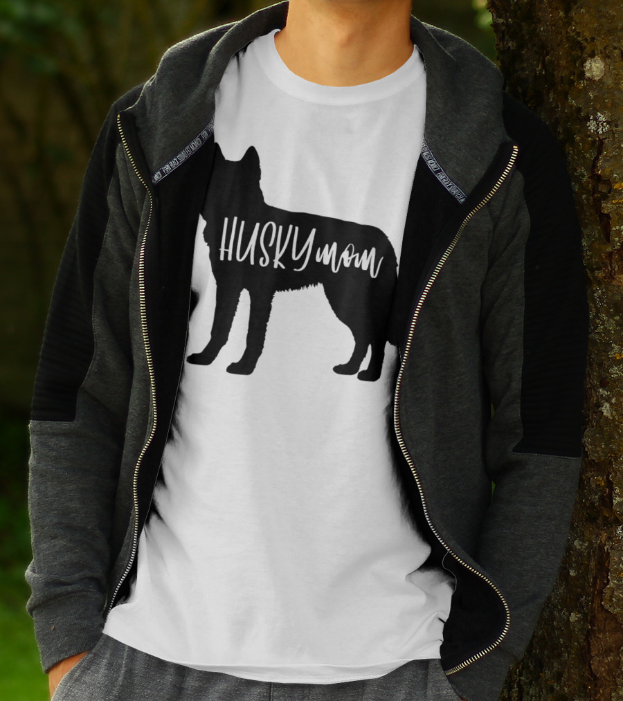 Husky Mom Cute Siberian Dog Mom T-Shirt