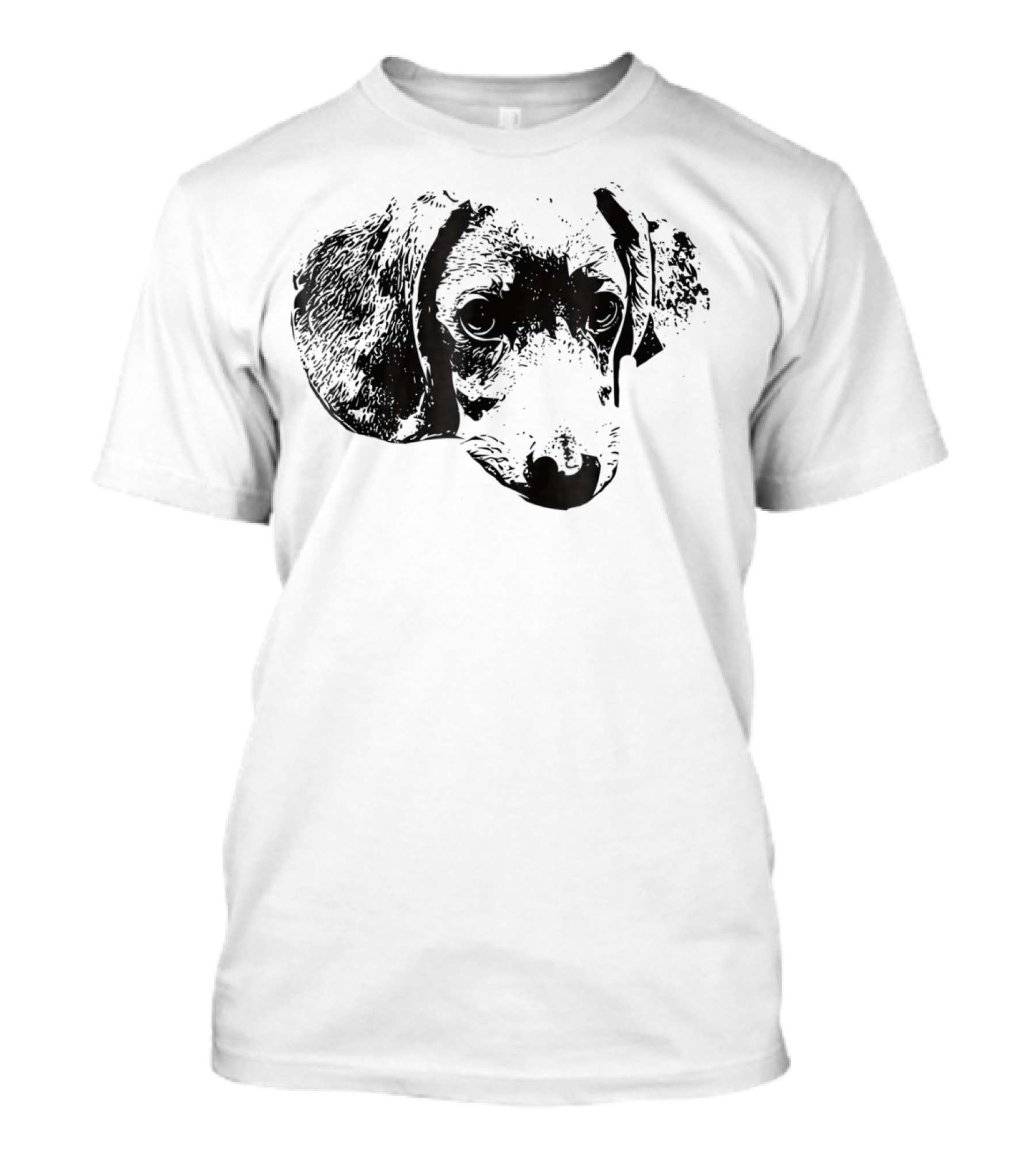 Dachshund Face Dog Mom Dad T-Shirt