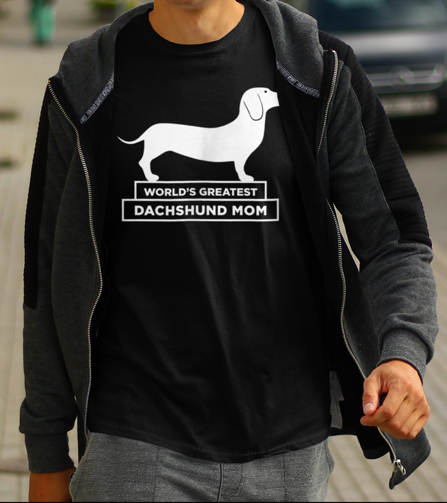 World's Greatest Dachshund Mom Sausage Dog T-Shirt
