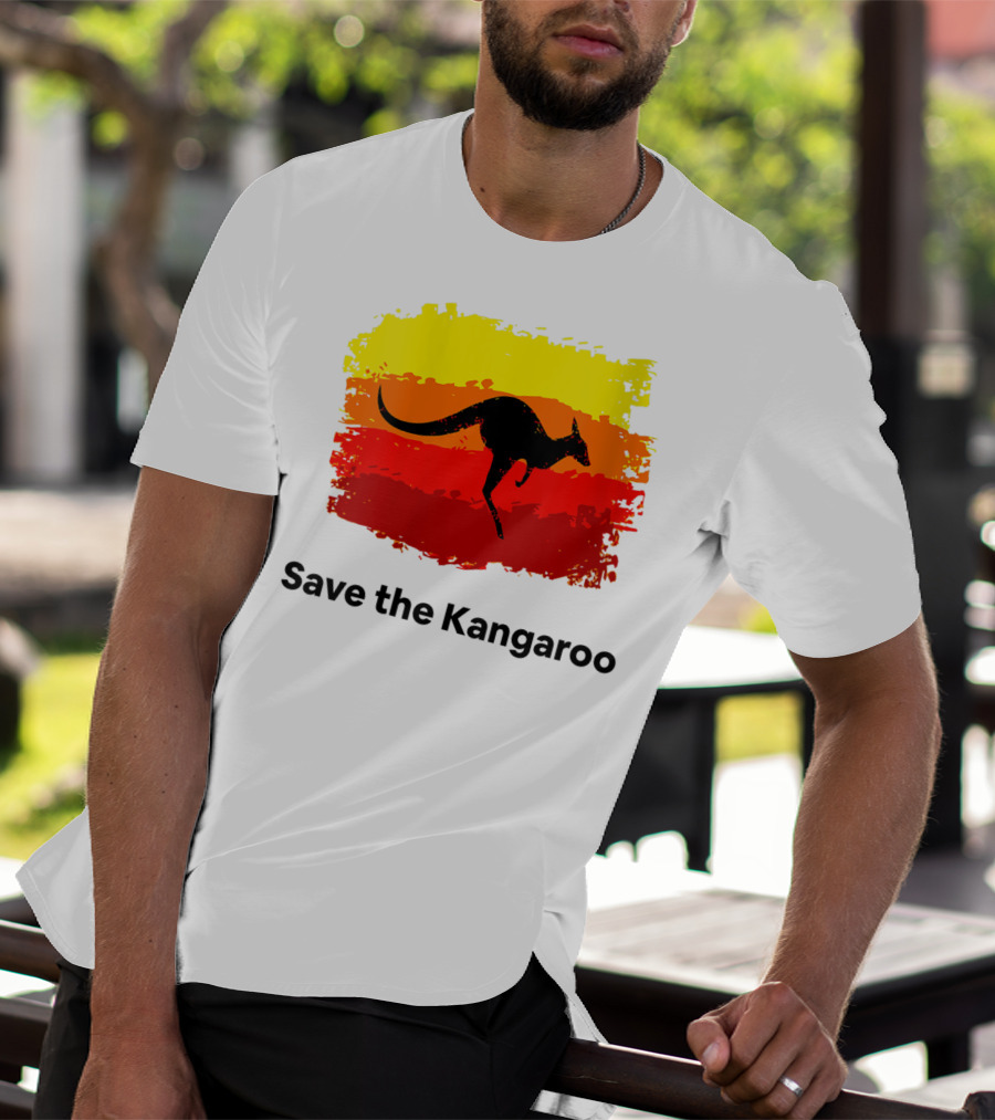 Save The Kangaroo Pray For Australia Rain T-Shirt