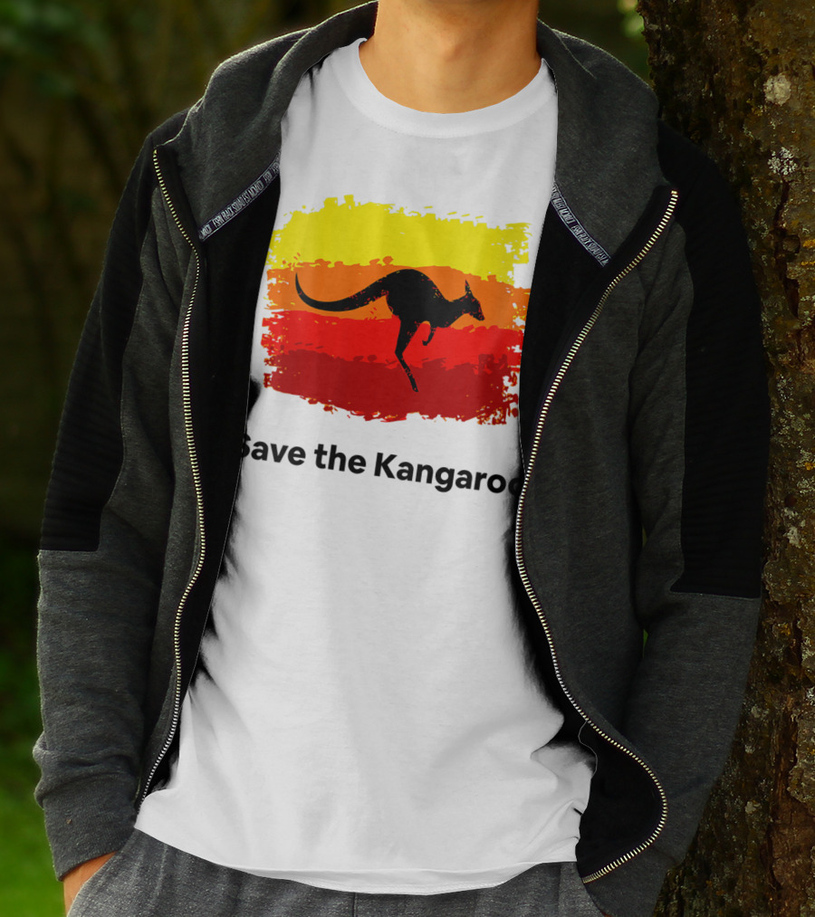 Save The Kangaroo Pray For Australia Rain T-Shirt