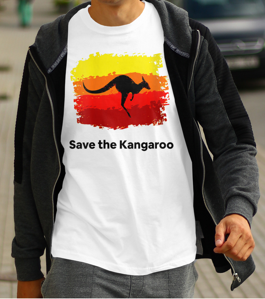 Save The Kangaroo Pray For Australia Rain T-Shirt