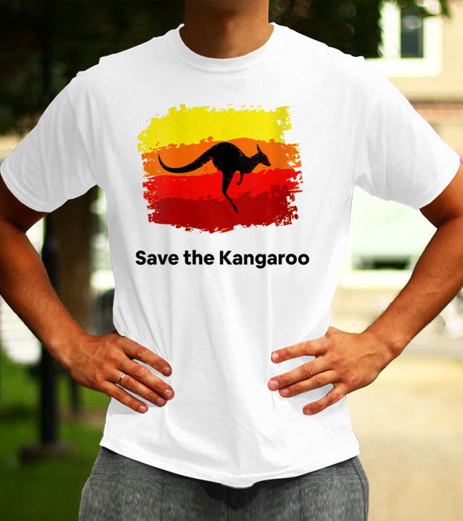 Save The Kangaroo Pray For Australia Rain T-Shirt