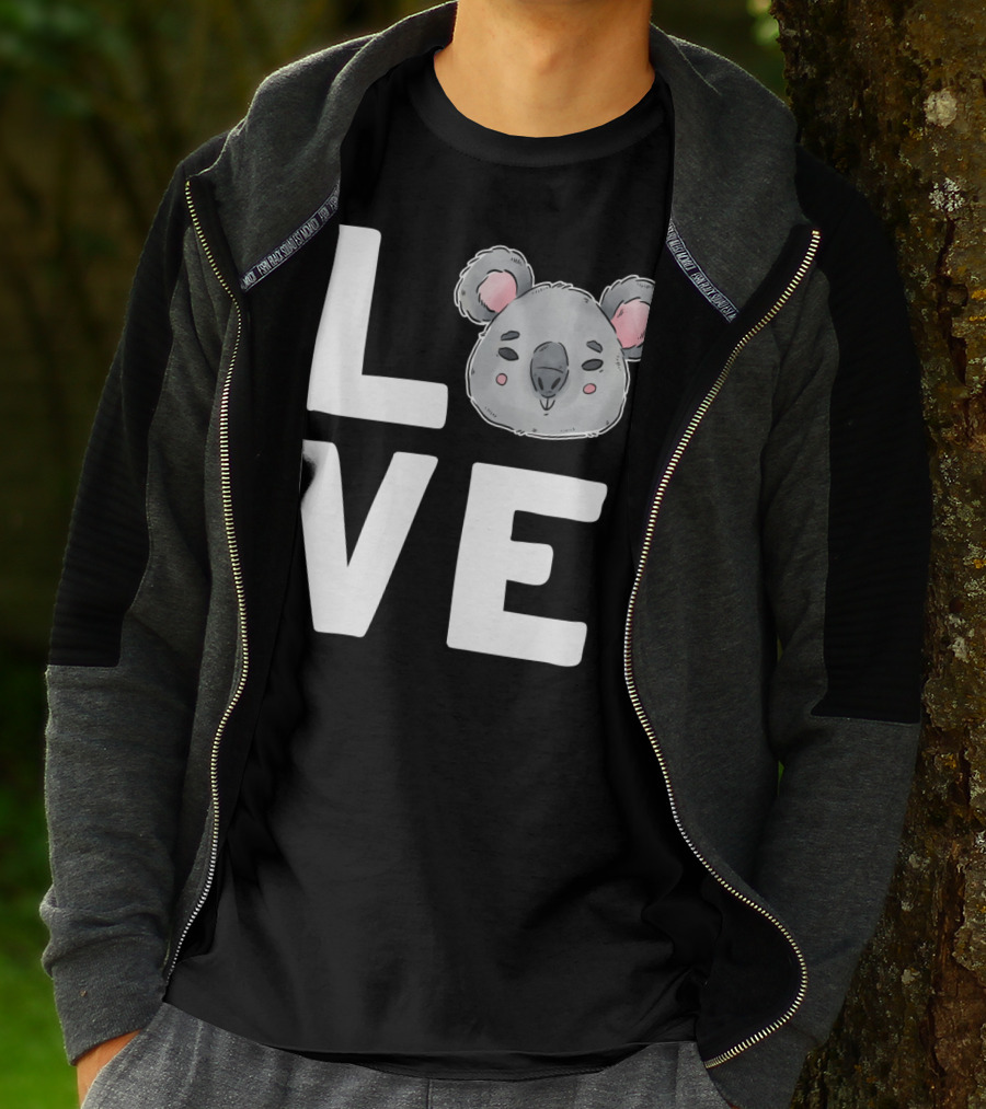 Love Koala Bear Cute Ecologist Australia Girl T-Shirt