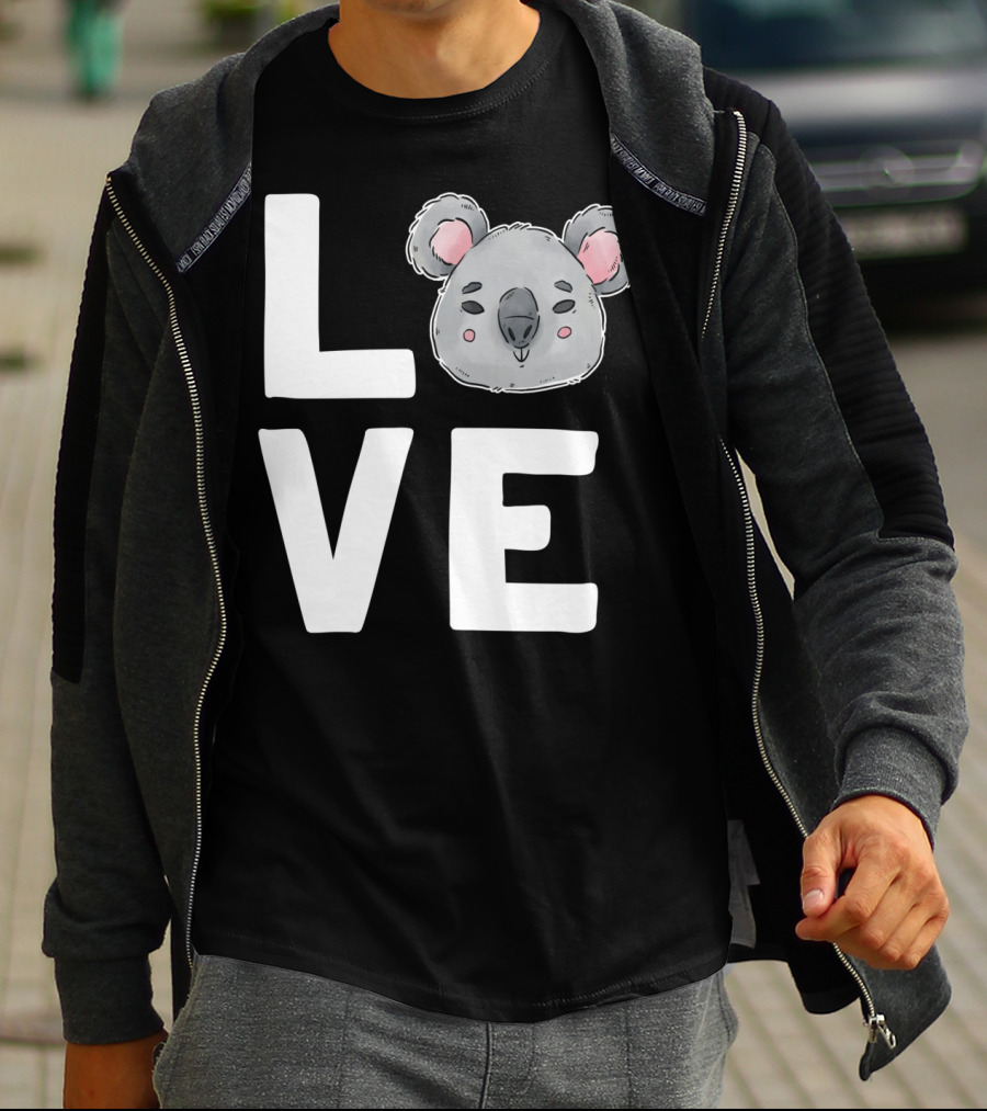 Love Koala Bear Cute Ecologist Australia Girl T-Shirt