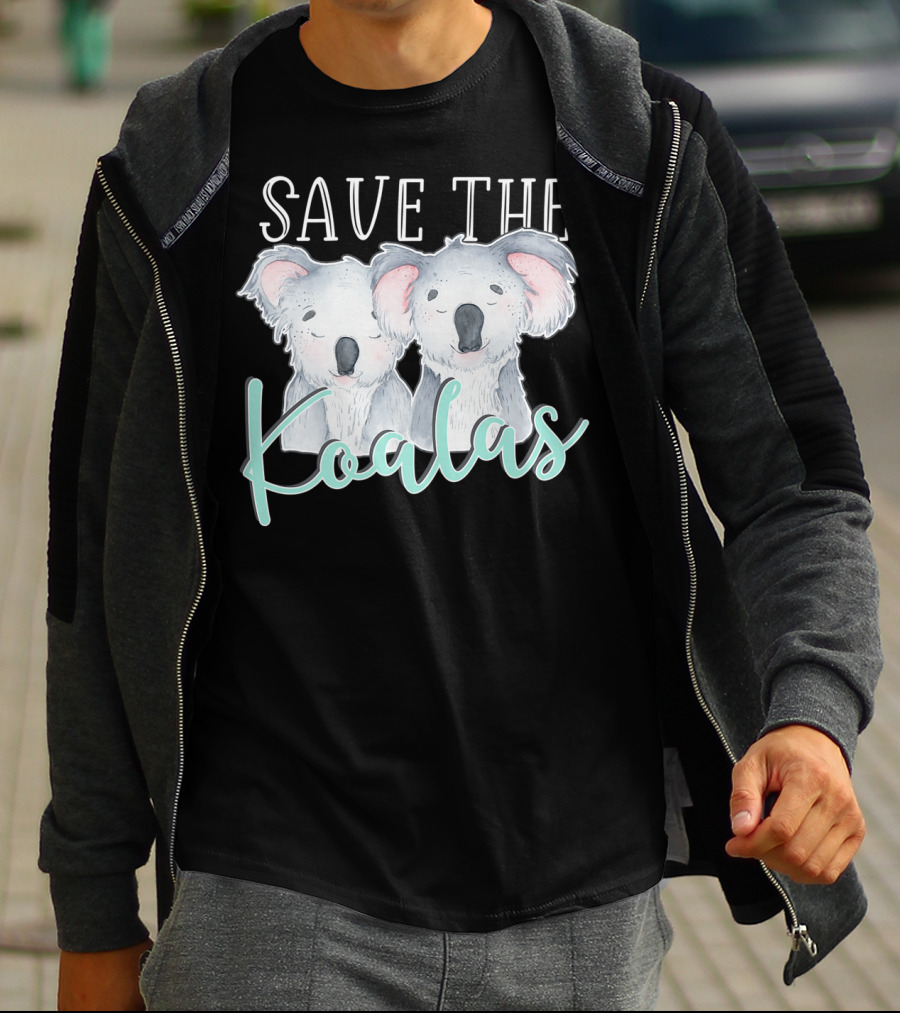 Save The Koalas Lovers Australia Strong Save The Koalas T-Shirt