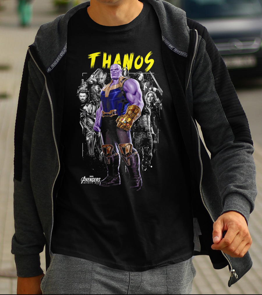 Marvel Avengers Infinity War Thanos Character T-Shirt