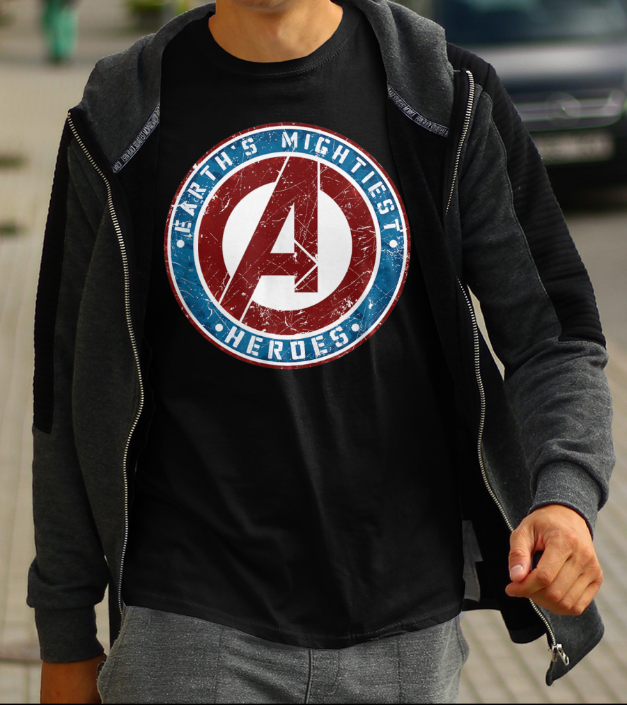 Marvel Avengers Earth's Mightiest Heroes A Symbol T-Shirt