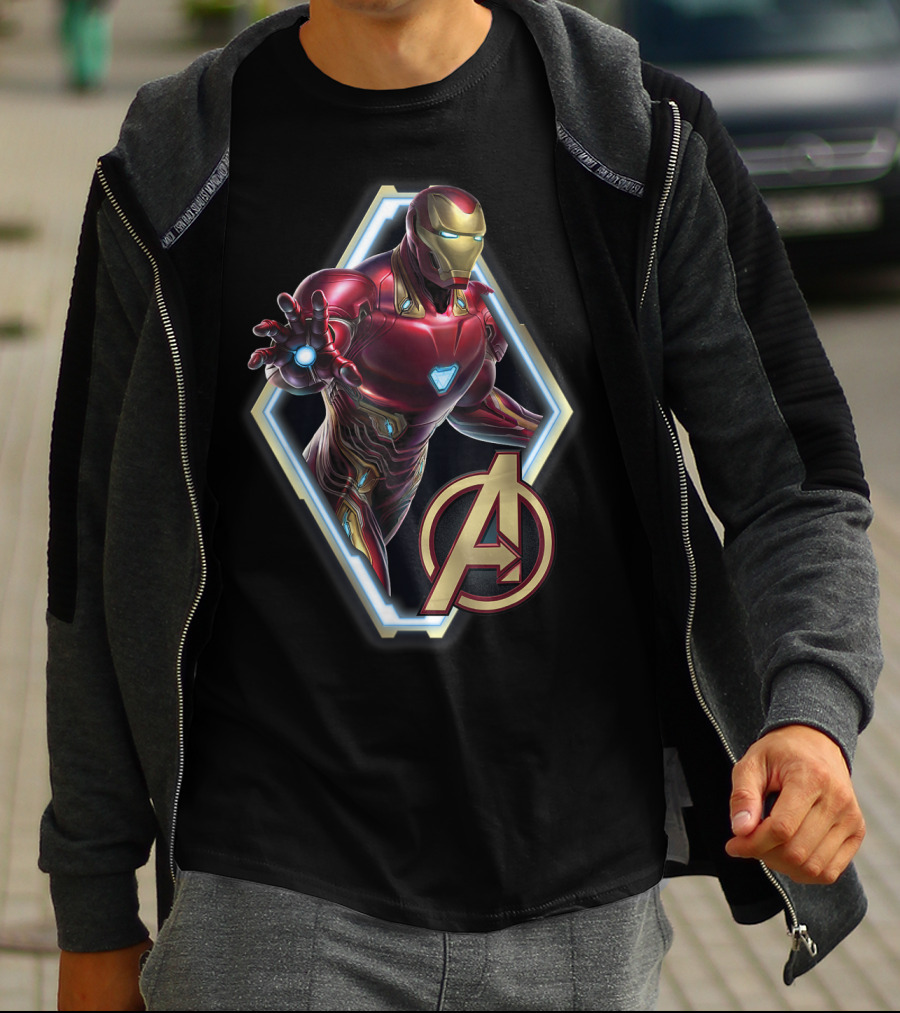 Marvel Avengers Endgame Iron Man Iconic Suit T-Shirt