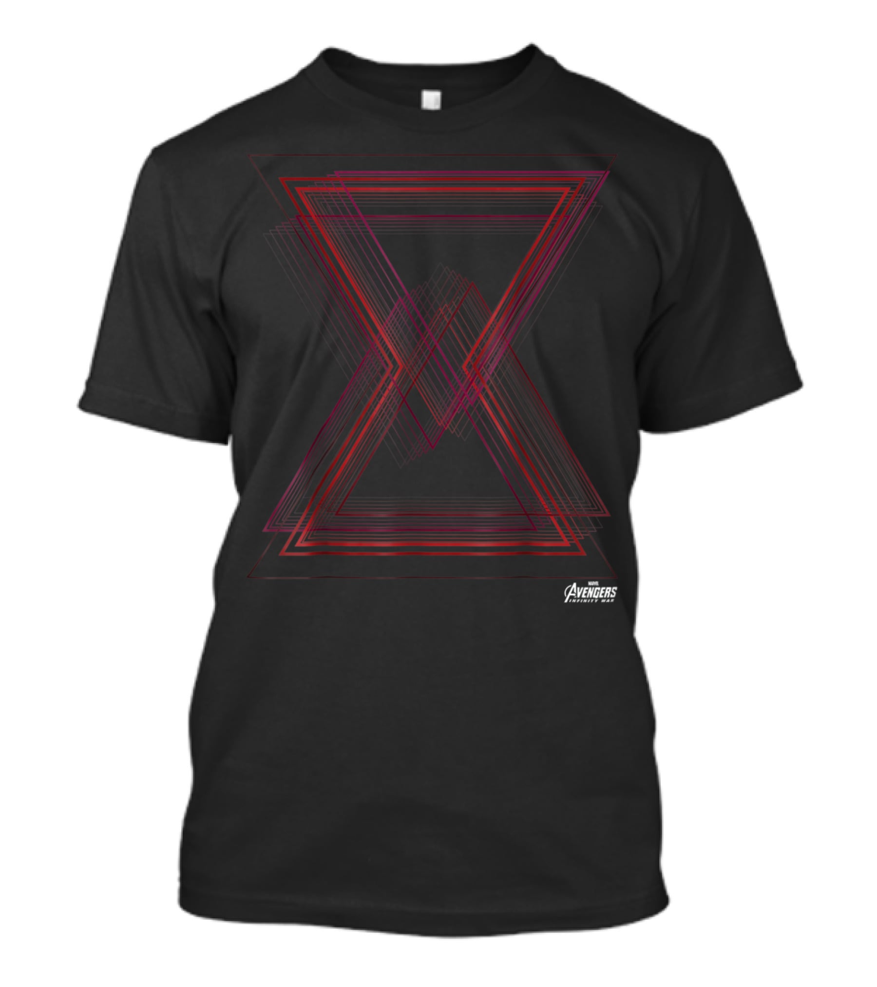 Marvel Avengers Infinity War Black Widow Geometric T-Shirt