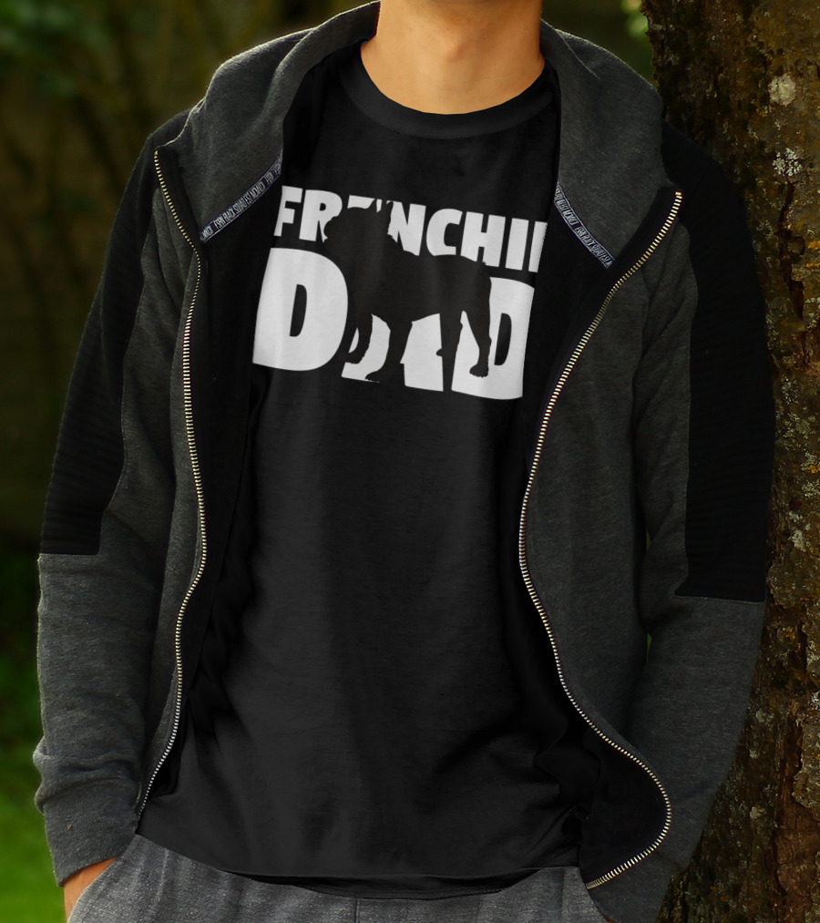 Frenchie Dad French Bulldog Dog Father T-Shirt