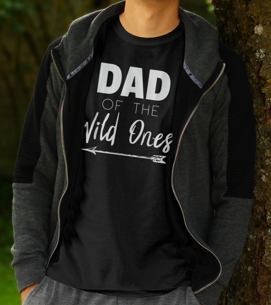 Dad Of The Wild Ones With Arrow T-Shirt