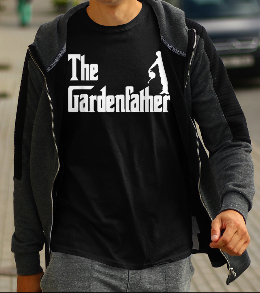 The Gardenfather Best Gardening Father Iconic Watering T-Shirt