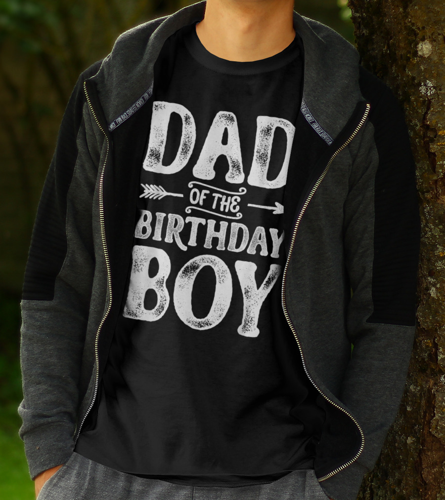 Dad Of The Birthday Boy Father Papa Dad T-Shirt