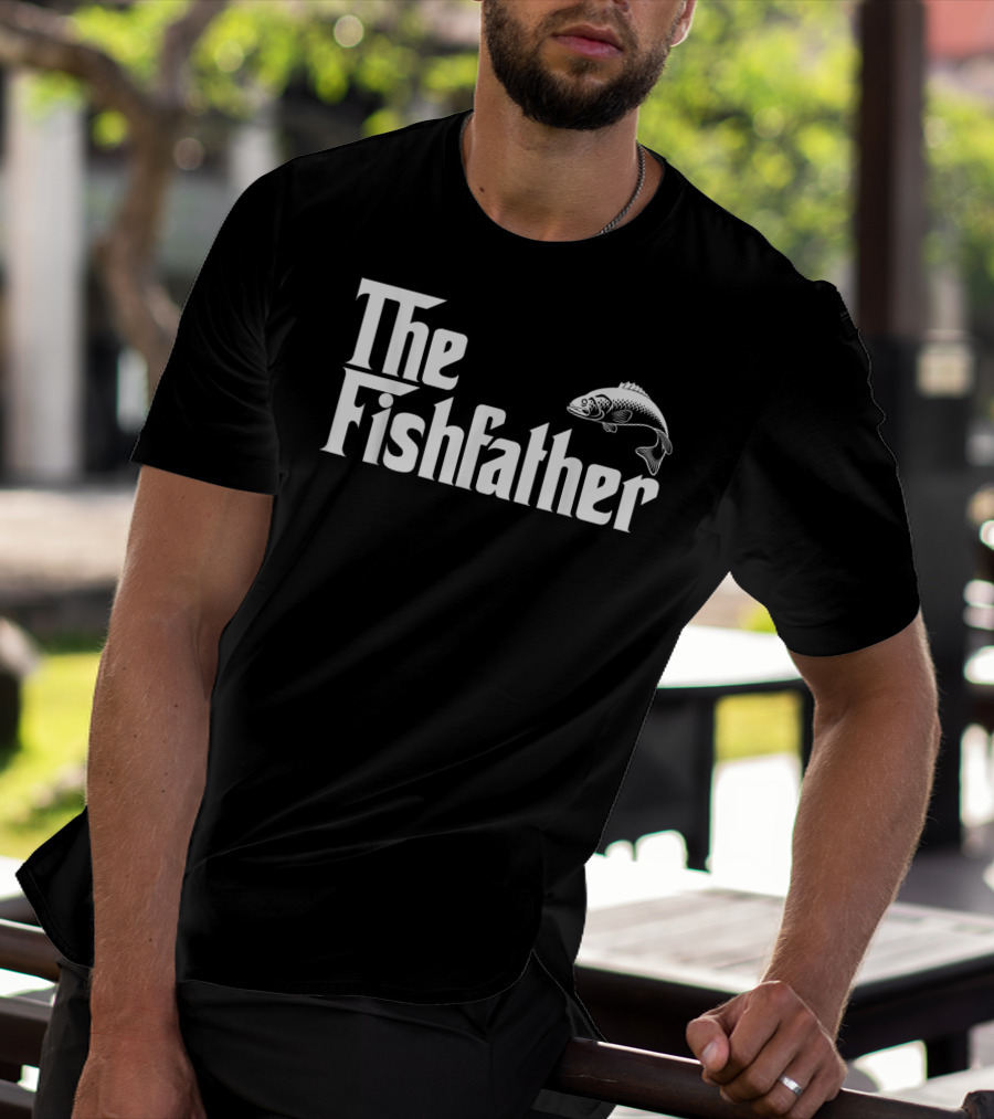 The Fishfather Mens Funny Fish T-Shirt