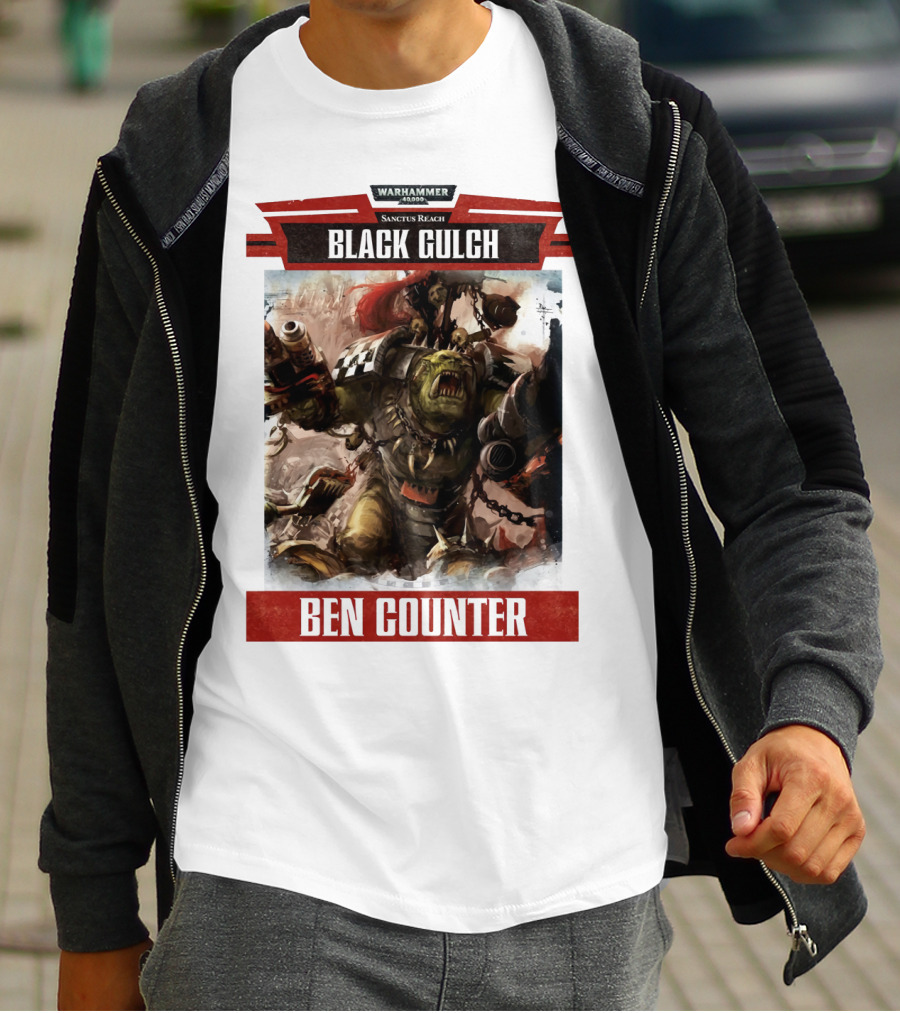 Warhammer 40000 Sanctus Reach Black Gulch Ben Counter T-Shirt