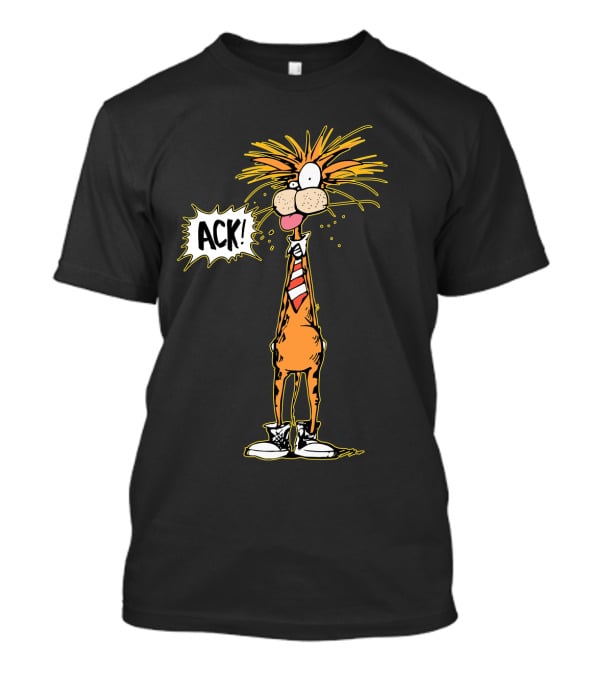 Bill The Cat ACK Bloom County Comic Character T-Shirt