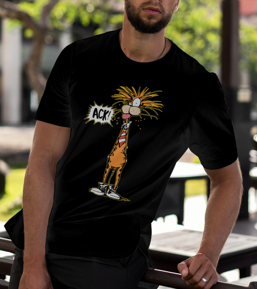 Bill The Cat ACK Bloom County Comic Character T-Shirt