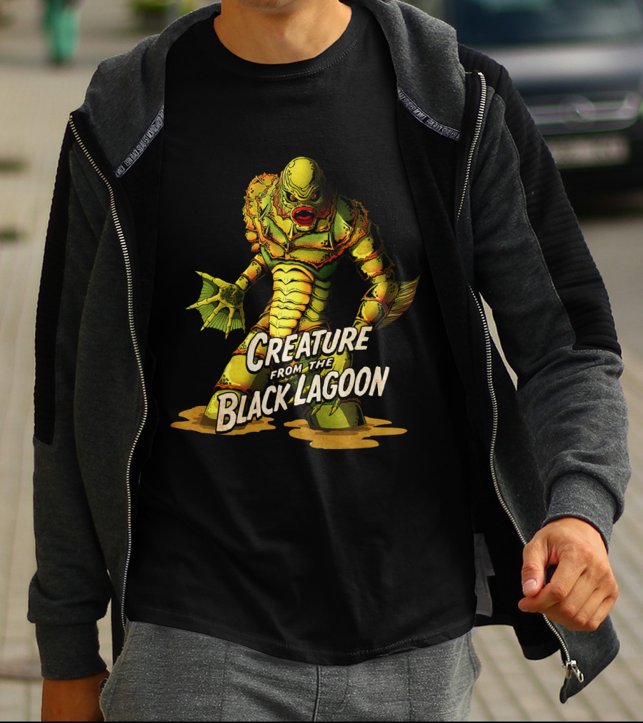 Creature From The Black Lagoon Monster Retro Fan T-Shirt