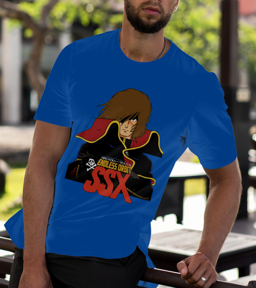 Captain Harlock Arcadia Of My Youth Endless Orbit SSX T-Shirt