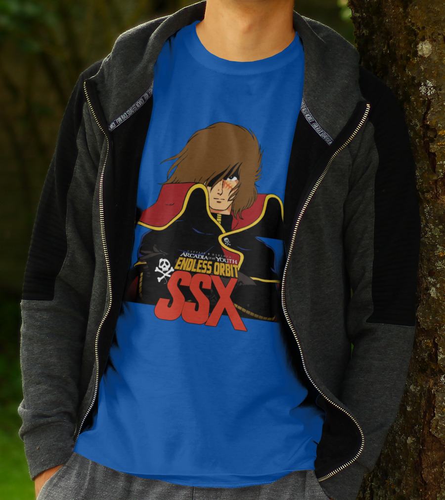 Captain Harlock Arcadia Of My Youth Endless Orbit SSX T-Shirt