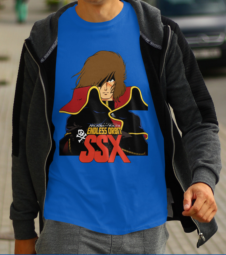 Captain Harlock Arcadia Of My Youth Endless Orbit SSX T-Shirt