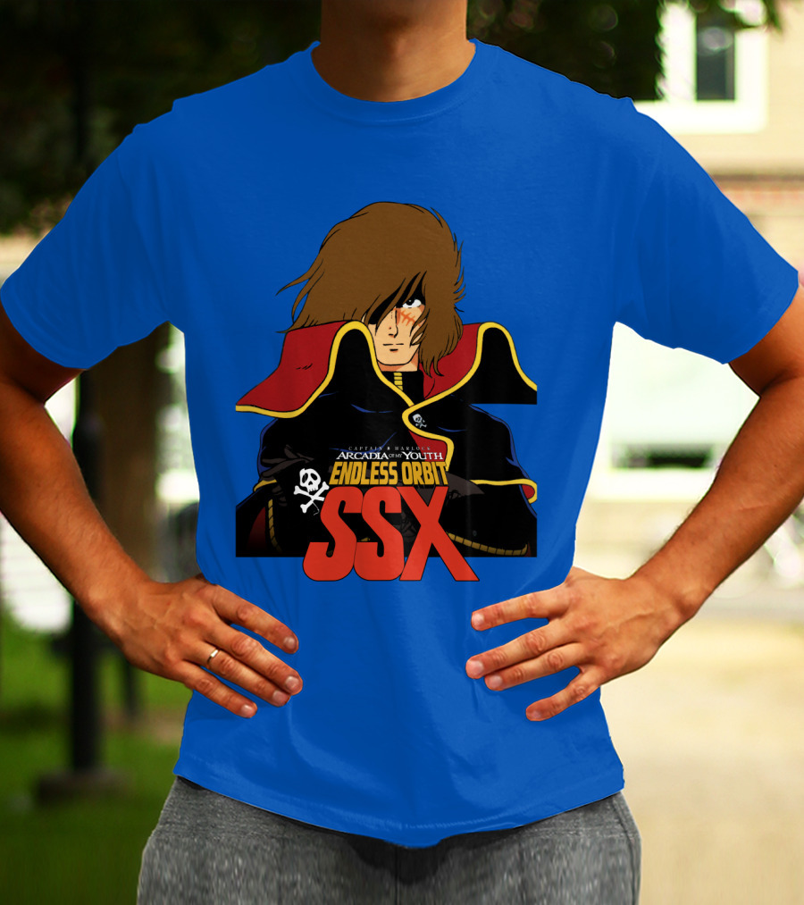 Captain Harlock Arcadia Of My Youth Endless Orbit SSX T-Shirt
