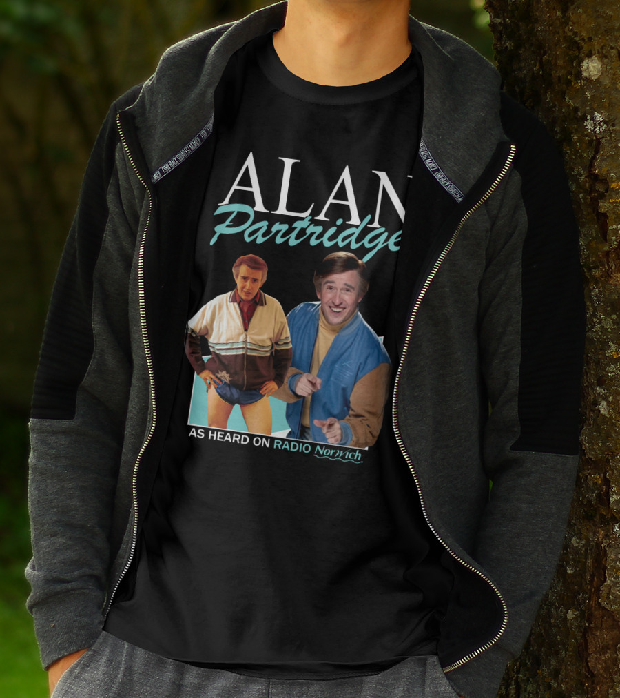 ALAN Partridge As Heard On RADIO Norwich T-Shirt