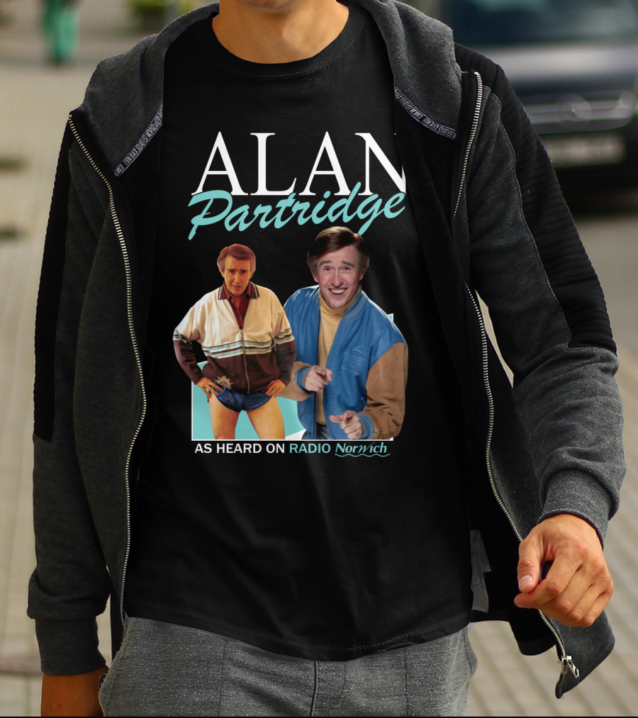 ALAN Partridge As Heard On RADIO Norwich T-Shirt