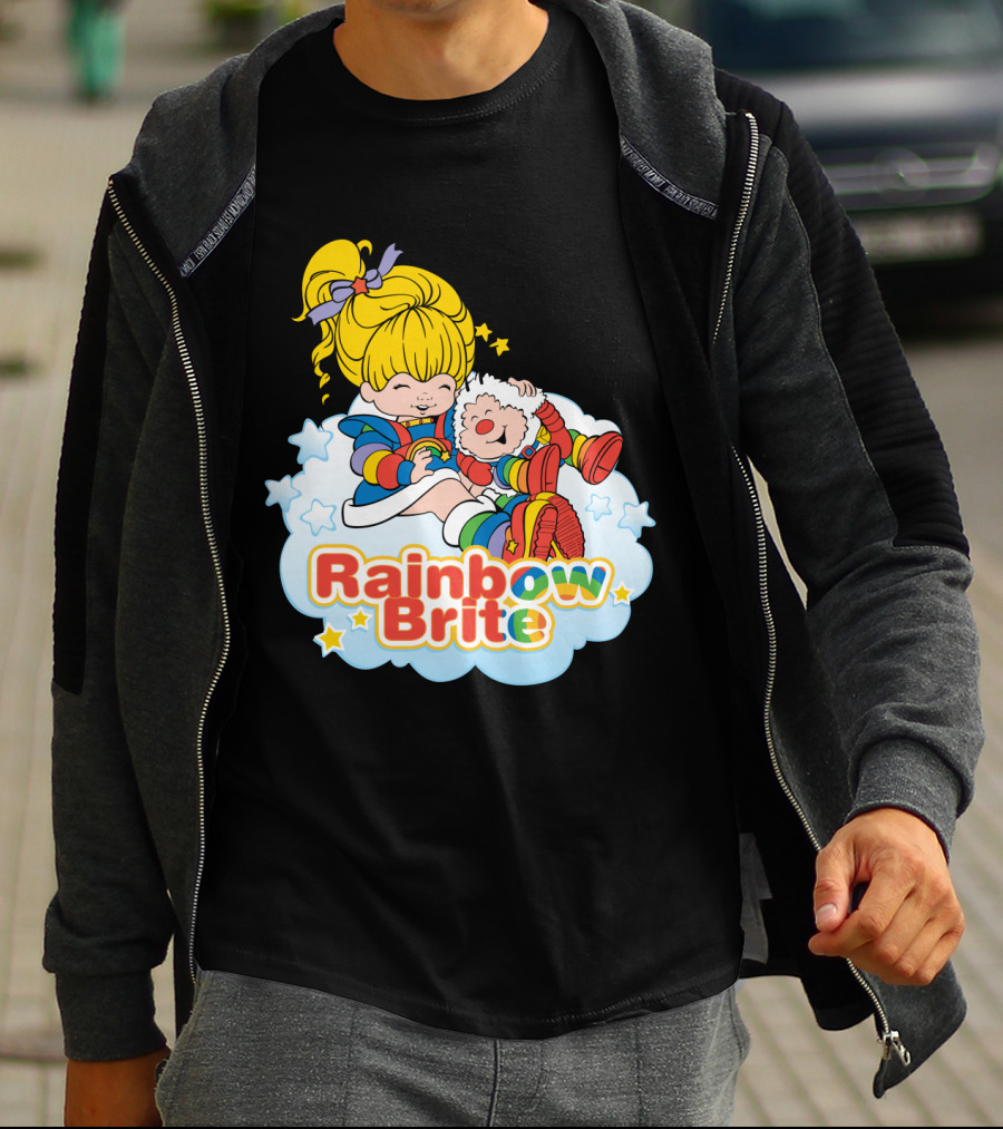 Rainbow Brite And Twink Smiling Happiness Cloud Adventure T-Shirt