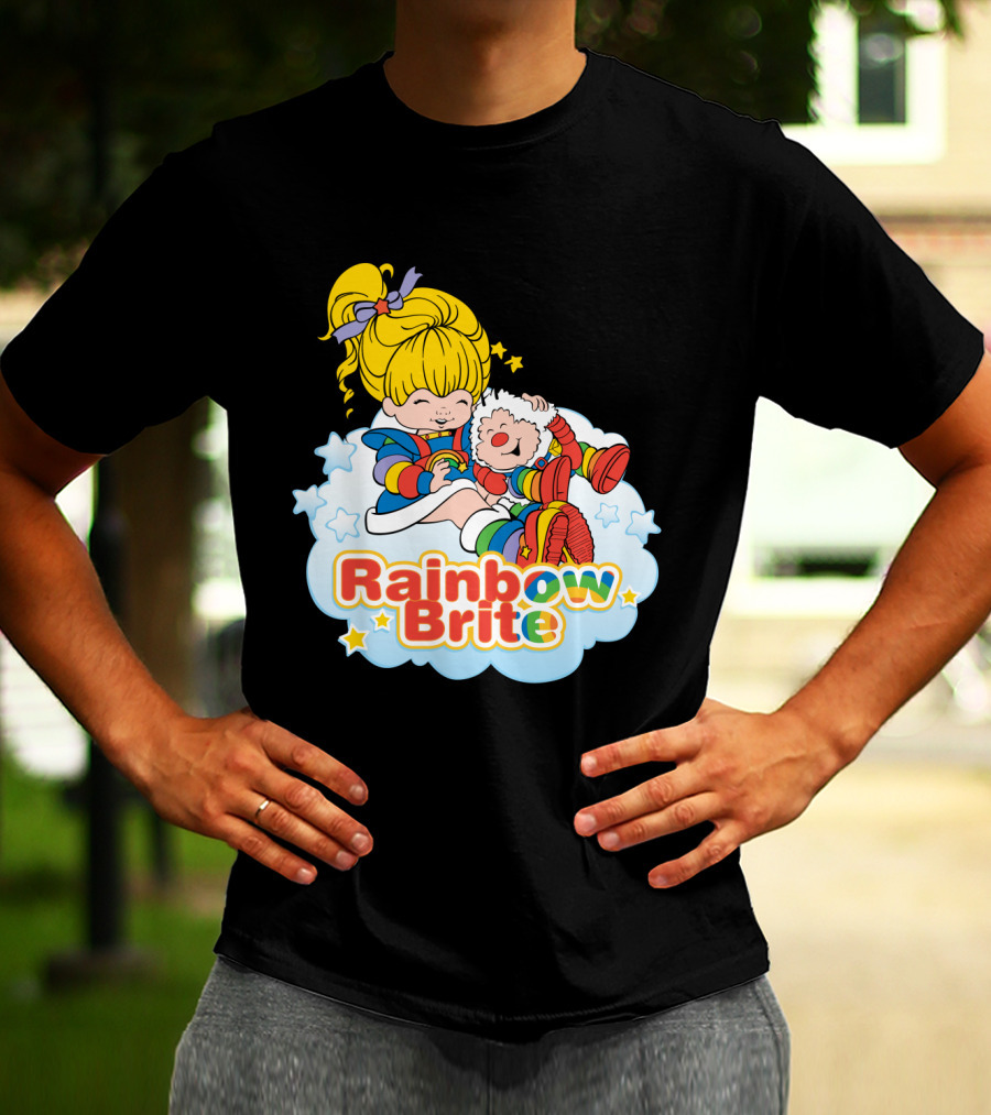 Rainbow Brite And Twink Smiling Happiness Cloud Adventure T-Shirt