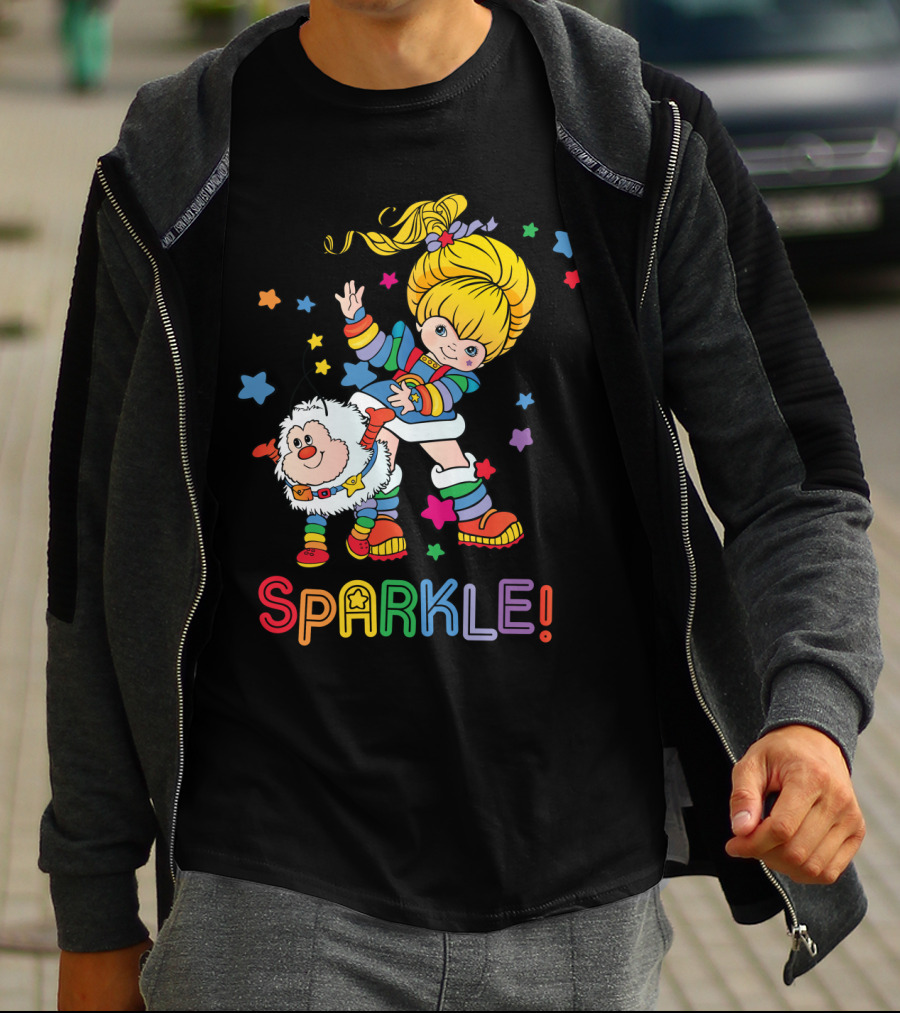 Rainbow Brite Sparkle Colorful Adventure With Twinkling Stars T-Shirt