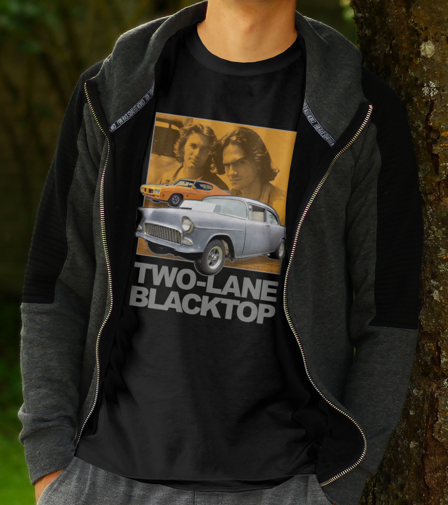 Two-Lane Blacktop Classic Cars And Characters T-Shirt
